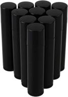 🖤 black lip balm tubes - 5g 5ml empty plastic containers for lip gloss storage - pack of 25 логотип