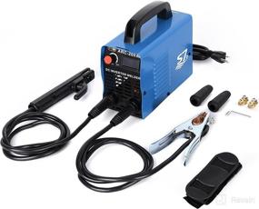 img 4 attached to 🔌 200Amp 110V IGBT Inverter Welding Machine with LCD Display - ARC Welder, Suitable for 4.2 MM Welding Rod, Equipped with Accessories and Tools
