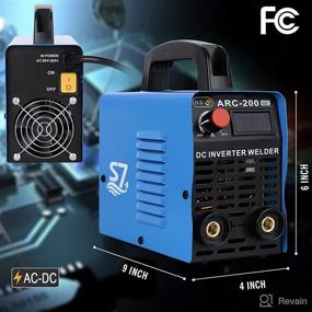 img 3 attached to 🔌 200Amp 110V IGBT Inverter Welding Machine with LCD Display - ARC Welder, Suitable for 4.2 MM Welding Rod, Equipped with Accessories and Tools