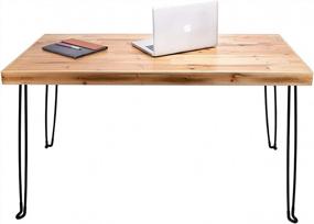 img 2 attached to Sleekform Portable Folding Wood Desk - Lightweight & Easy To Store - No Assembly Required!