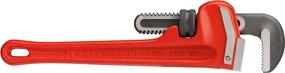 img 1 attached to RIDGID 31015 Модель 12 Тяжелая прямая трубная ключ: 12-дюймовый сантехнический ключ для всех ваших красных маленьких трубопроводов