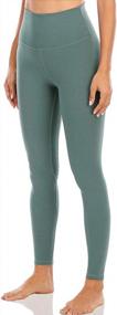 img 3 attached to Get Moving In Style: ECHOINE'S Buttery Soft Tummy Control High-Waisted Yoga Legging