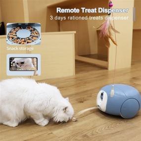 img 2 attached to Smart Pet Camera Robot: Cat & Dog Treat Dispenser, Pumpkii Home Robot with 🐾 App Control, Two-Way Audio, 1080P HD Camera for Mobile, Night Vision, Interactive Teaser for Cats
