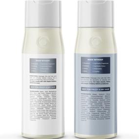 img 3 attached to 💇 Damaged Hair Shampoo Conditioner - Sulfate Free