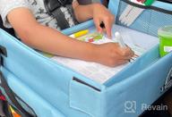 картинка 1 прикреплена к отзыву No-Mess Fun On-The-Go: Kids Travel Tray With Tablet Holder And Organizer For Car, Stroller, And Airplane Trips от Bilal Cartwright