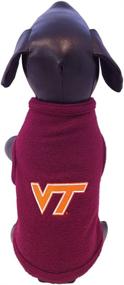 img 2 attached to Virginia Hokies Polar Fleece Sweatshirt Dogs ... Apparel & Accessories