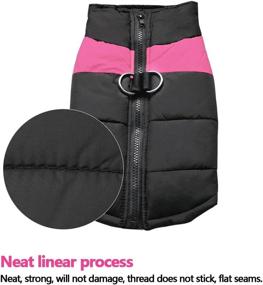 img 1 attached to 🧥 Didog Cold Weather Dog Warm Vest Jacket Coat, Pet Winter Clothes for Small to Large Dogs, 8-Inch