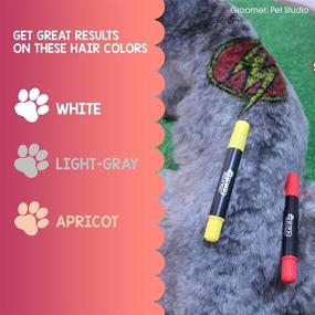 img 1 attached to 🎨 Opawz Temporary Dog Hair Color Crayons: Fun, Non-Toxic Paint Pens for Dogs, Cats, Birds, and Horses - 12pcs Set