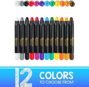 img 3 attached to 🎨 Opawz Temporary Dog Hair Color Crayons: Fun, Non-Toxic Paint Pens for Dogs, Cats, Birds, and Horses - 12pcs Set