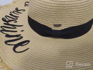 img 1 attached to Funky Junque Women'S Embroidered Beach Floppy Sun Hat With UPF 50 Protection review by Jennifer Franklin