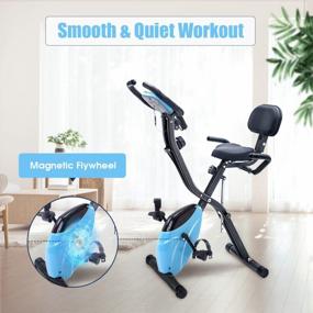 img 1 attached to Get Fit At Home With The Merax Indoor Cycling Exercise Bike: Adjustable And Stationary Bike For Serious Cyclists