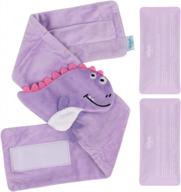 colic and gas relief for newborns & infants: heated tummy wrap, baby heating pad swaddling belt 0-3 years logo