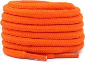 img 4 attached to 20 Colors 3/16" Thick Round Boot Laces - 4 Lengths For Athletic Shoes | DELELE