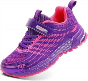img 4 attached to Lightweight And Breathable UBFEN Kids Running Sneakers For Boys And Girls - Ideal For Gym, Sports, Tennis, And Athletic Walking