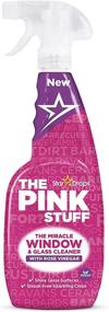 img 2 attached to 🌟 Stardrops - The Pink Stuff - Ultimate Bundle: Miracle Multi-Purpose Spray, Window & Glass Cleaner, and Bathroom Foam Spray (1 Multi-Purpose Spray, 1 Window & Glass Cleaner, 1 Bathroom Foam Spray)