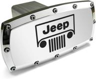 jeep grille billet aluminum hitch logo