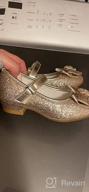 img 1 attached to Sparkle and Shine: Furdeour Wedding Princess Glitter Cosplay Girls' Flat Shoes review by John Taylor