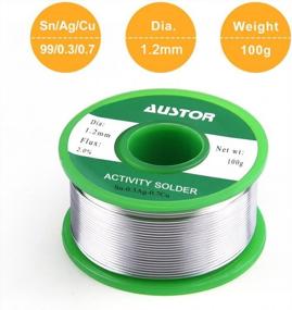 img 3 attached to AUSTOR 1.2Mm Lead Free Solder Wire With Rosin Core