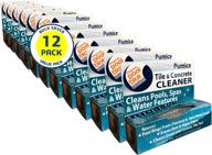 pb-80 pumice block: effective pumice stone for tile and concrete cleaning of pools, spas, and water features - 12 pack by pool blok us logo