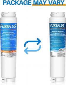 img 3 attached to PUREPLUS 9000194412 Refrigerator Water Filter Replacement For Bosch Ultra Clarity 9000194412, 644845, 9000077104, B26FT70SNS, B22CS30SNS, B22CS80SNS, B22CS50SNS, Haier 0060820860, 0060218744, 3PACK