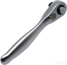 img 4 attached to High-Performance 1/4 Inch Drive Ratchet Handle with 72 Teeth for Small Hand Repairs - Quick Release Socket Spanner Wrench