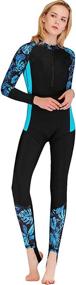 img 1 attached to Akaeys Womens Swimsuit Swimwear Protection Women's Clothing ~ Swimsuits & Cover Ups