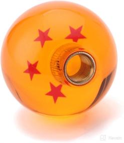 img 3 attached to Gear Shift Knob Dragon Ball 6 Stars For 4 5 6 Speed For Most Car Models With 3 Adapters (6Stars)