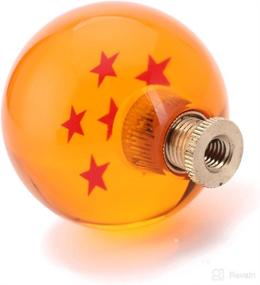 img 2 attached to Gear Shift Knob Dragon Ball 6 Stars For 4 5 6 Speed For Most Car Models With 3 Adapters (6Stars)