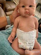 img 1 attached to Lifelike Vollence Silicone Baby Doll - Reborn Newborn Girl With Realistic Features And Full Body Silicone Material review by Miguel Yurco