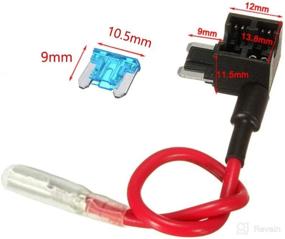 img 1 attached to ESUPPORT 12v 24v Car Add A Circuit Fuse ACN TAP Adapter Low Profile Blade Style Fuse Holder Plug - 5 Pack