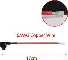 img 2 attached to ESUPPORT 12v 24v Car Add A Circuit Fuse ACN TAP Adapter Low Profile Blade Style Fuse Holder Plug - 5 Pack