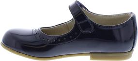 img 3 attached to FOOTMATES Custom Fit Slip Resistant Non Marking Outsoles Girls' Shoes : Flats