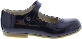 img 2 attached to FOOTMATES Custom Fit Slip Resistant Non Marking Outsoles Girls' Shoes : Flats