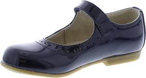 img 4 attached to FOOTMATES Custom Fit Slip Resistant Non Marking Outsoles Girls' Shoes : Flats