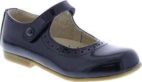 img 1 attached to FOOTMATES Custom Fit Slip Resistant Non Marking Outsoles Girls' Shoes : Flats