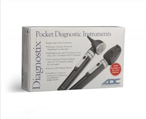 img 1 attached to ADC Diagnostix 5110NL: Pocket-Sized Otoscope/Ophthalmoscope Set With LED Lamp And Hard Case In Purple