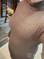 img 1 attached to Stay Fashionable And Warm In Our Women'S Cable Knit Sweater Mini Dress With Turtleneck And Split - Perfect For Fall And Winter! review by Mike Shah