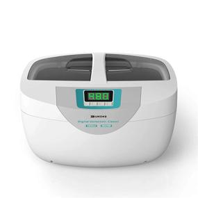 img 4 attached to Efficient Ultrasonic Cleaner For Jewelry, Eyeglasses, And Dentures - Ukoke UUC25W: Professional Grade Portable Solution With 2.5 L Capacity And Eco-Friendly Green Design