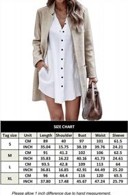 img 1 attached to Stay Warm In Style: Angashion Women'S Stand Collar Cardigan Coat With Zipper Pockets