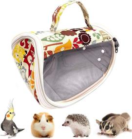 img 4 attached to Wontee Portable Hedgehog Squirrel Chinchilla Small Animals