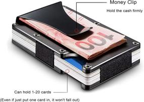 img 3 attached to 🔐 Top-Rated PLM Minimalistic Metal Wallet for Men – Premium Wallets, Card Cases & Money Organizers