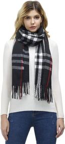 img 1 attached to Coloris Blanket Stylish Oversize Cashmere Women's Accessories : Scarves & Wraps