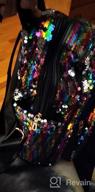 img 1 attached to Mini Sequin Backpack 11": Stylish Glitter Backpacks For Girls, Women & Ladies review by Billy Dotie