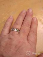 картинка 1 прикреплена к отзыву Серебряное кольцо Silvora в стиле кельтский узел/цепочка кубинского звена - прочное винтажное кольцо-бандо бесконечности для женщин и мужчин - доступно в размерах 4-12. от Rodney Nelson