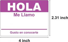 img 3 attached to Etiquetas Adhesivas 2-5/16 X 4 Pulgadas (100 Por Rollo, Morado)