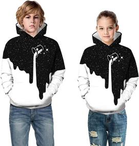 img 1 attached to PNKJ Novelty Pullover Hoodies Sweatshirts Boys' Clothing at Fashion Hoodies & Sweatshirts