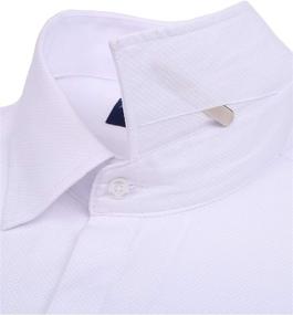 img 3 attached to Alimens Gentle Regular Include Cufflinks Men's Clothing : Shirts