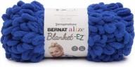 bernat alize blanket-ez yarn, bright blue logo