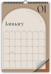 img 4 attached to Vertical Monthly Wall Calendar - January 2023 To July 2024 - Minimalist Aesthetic For Easy Planning