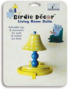 img 1 attached to 🐦 Enhance Your Bird's Habitat with the Prevue Hendryx Birdie Decor Lamp Bird Toy